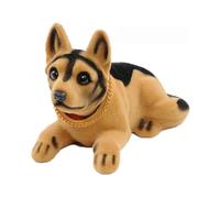 Dashboard Head Dogs Nodding Heads Car Dash Ornaments Puppy for Car Vehicle Decoration(shepherd)