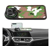 Dashboard Mat, Anti Slip Car Dashboard Pad, 9.06x4.72 Inches Compact Heavy Duty Multifunctional Organizer Tray with Phone Holder and Number Plate for SUV Truck Sedan Keys Sunglasses GPS Interior Use
