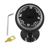 Dashboard Mount Compass - Lector de dirección montado en el tablero de instrumentos adhesivo, esfera de brújula a nivel de | Dispositivo de orientación manual del vehículo, medidor de tablero