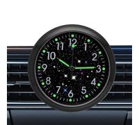 Dashboard Pocket Clock - Quartz Glow Timepiece, Retro Automobile Watch, Clip Mounted Vent Decoration | Stylish Vehicle Interior Accessory for Motorcycle Touring Adventures