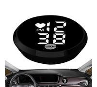 Dashboard Relojes Para Vehículos - Automóvil Reloj Digital Adhesivo - Indicador de tiempo LED Autoadhesivo para Motocicleta Coche Bicicleta Camión Salida de Aire