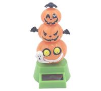 Dashboard Solar Dancing Toys, Halloween Pumpkin Solar Powered Bobble Decoration, ABS, Fun Car Interior Wobble Ornament for Kids Adults Friends Family Workplace Holiday Gifting, 2.36x2.05x4.33 Inches