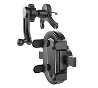 Dashboard Soporte para Teléfono - Soporte para coche, gancho de estabilidad triangular | Ajustable 360 Grados Rotación, Parabrisas Teléfono de fijación, Clip Ventilación, Soporte Portátil Smartphone