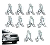 Dashboard Trim Clips,10 Pieces Rust-Proof Buckle Kit - Fastening Car Console Fastener - for Automotive Interior Moulding Accessories