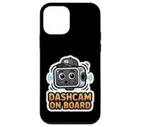 Dashcam a Bordo de Dibujos Animados conducción Seguridad Coche Dash CAM vídeo Carcasa para iPhone 12 Mini