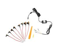 DashCam Hardwire Kit tipo C Puerto DC12V 24V a 5V/3Amp Cable de cámara DVR para coche con fusibles para cable duro