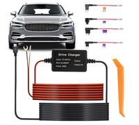 Dashcam Hardwire Kit, USB C Car Charger Adapter, 12V-24V to 5V Converter with Low Voltage Protection, Compact Cable for Dashboard Camera Installation, Parking Mode Recording