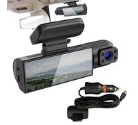 Dashcams Para Automóviles Delanteros Y Traseros | Cámara De Salpicadero Delantera Y Trasera Interior,Cámara Del Tablero Del Registrador De La Conducción De Automóviles, Monitor Del Estacionamiento Con