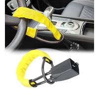 DASHENGFANG Candado de Volante para Coche,para Skoda Kodiaq II 2023 2024 Garra de Volante, antirrobo, Garra de Volante para Coche, caravanas y Furgonetas,Yellow
