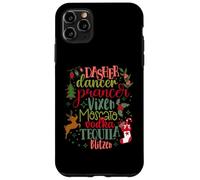 Dasher Dancer Prancer Vixen Moscato Vodka Tequila Blitzen Carcasa para iPhone 11 Pro MAX