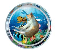 DASHIELL Alfombra de juego sensorial de agua para gatos,Alfombra de juego de agua para gatos | Almohadilla sensorial de agua para mascotas,Juguetes para gatos aburridos de interior, estera sensorial