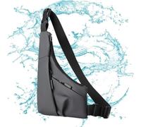 DASHIELL Bolsa de Pecho para Hombres y Mujeres, riñonera de Pecho, Bolsa de Pecho Riñonera Resistente al Desgaste, Correas de Hombro Ajustables Que Funcionan con el Acuerdo de la Forma del triángulo