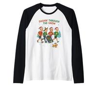 Dashin 'Through The Snow Running Runner Park Run Camiseta Manga Raglan