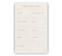 Dashleigh Grocery List Magnetic Notepad for Fridge, 50 Sheets