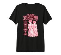 Dashwood Sisters Sentido y Sensibilidad Literario Clásico Camiseta Premium
