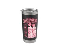 Dashwood Sisters Sentido y Sensibilidad Literario Clásico Vaso térmico de acero inoxidable de doble pared