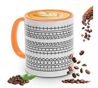 DASIAUTOEM Fuck This Shit Taza, 350 ml, divertida Fuck This Shit Mug, taza de café con mensaje oculto, taza de café de cerámica para amantes del café con asa aislada para el trabajo (naranja)