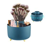DASIAUTOEM Organizador de Maquillaje, Organizador de Pinceles Giratorio 360°, Almacenaje Maquillaje, Estante de Cosméticos, Pincel de Sombra de Ojos, Estuche de Lápiz Labial, para Dormitorio Baño