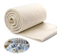 DASIAUTOEM Relleno de algodón natural, relleno de vellón natural para todo el año, para edredones, algodón cálido, algodón no tejido, acolchado, tela de relleno para manualidades, manta, ropa