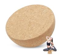DASIAUTOEM Tabla de equilibrio semiesfera, 15 cm, corcho, equilibrio sostenible, diseño antideslizante para tabla de equilibrio/rehabilitación, fitness, yoga, pilates