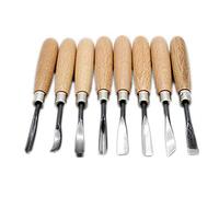 Dasing 8 piezas de escultura de madera para tallar cinceles, juego de herramientas MeiiEl Lot de 8 outils de sculpture en bois pour travaux manuels
