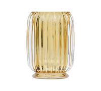 DASITON Organizador de Brochas de Maquillaje,Soporte para Brochas de Maquillaje de Cristal,Organizador de Maquillaje para Brochas de Maquillaje,Delineadores de Ojos y Lápices de Cejas(Ambar)