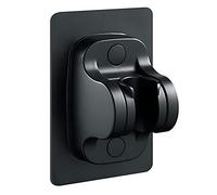 DASITON Soporte de Ducha,Soporte de Ducha Ajustable 90°,Soporte de Ducha de Pasta Fuerte,Sin Taladrar,Soporte de Ducha Universal,Soporte de Pared,Resistente al Agua,Resistente a la Humedad(Negro)