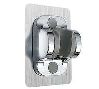 DASITON Soporte de Ducha,Soporte de Ducha Ajustable 90°,Soporte de Ducha de Pasta Fuerte,Sin Taladrar,Soporte de Ducha Universal,Soporte de Pared,Resistente al Agua,Resistente a la Humedad(Plateado)