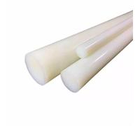 DASJKDI 1 Pieza de Varilla Nailon Pa66, Cilindro sólido Resistente al Desgaste Blanco, Alta Resistencia, a Altas temperaturas, diámetro 15-45 mm for modelismo y proyectos de Bricolaje(Dia 20mm)