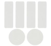 DASJKDI 10 juegos de parches antiabrasión for el talón, pegatinas for reparación la parte superior del zapato, zapatos deportivos per punta e tallone di sneakers(White)