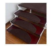 DASJKDI 15 Alfombrillas Autoadhesivas for escalones de 55 x 21 Pulgadas, Antideslizantes, silenciosas y de Seguridad, for Interiores. para escaleras Interiores
