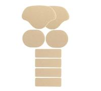 DASJKDI 3 juegos de zapatillas deporte, reparación talón, daño lateral del zapato, parche adhesivo, uso adecuado for una amplia gama zapatos per punta e tallone di sneakers(Beige)