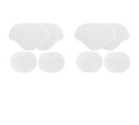 DASJKDI 3 juegos de zapatillas deporte, reparación talón, daño lateral del zapato, parche adhesivo, uso adecuado for una amplia gama zapatos per punta e tallone di sneakers(White-16Pcs)