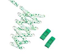 DASJKDI 3 pares de cordones zapatos coloridos con cierre a presión sin corbatas, deportivos elásticos corbata para zapatos(Color 3)