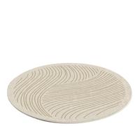 DASJKDI Alfombra Circular, alfombras Modernas a Rayas for Dormitorio, Sala de Estar, Alfombra Suave y Antideslizante, Protectora Suelo Terciopelo Cristal(Cloor-01,120X120CM)