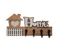 DASJKDI Colgadores de pared Decoración entrada Llavero Artesanía madera del hogar Gancho para Entrada, Cocina, Oficina