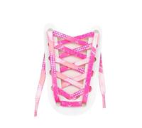 DASJKDI Cordones planos for zapatillas de deporte, cordones zapatos personalizados con tinte arcoíris, Tenis, adecuados for deportes, 3 pares para zapatos(Color13,140cm)