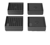 DASJKDI Diseño Anti Triple del resbalón de Las canalizaciones Verticales apilables Resistentes los Muebles con Rayas la vibración para Camas, mesas, sillas o sofás(069 M 12pcs)