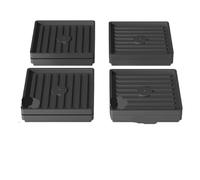 DASJKDI Diseño Anti Triple del resbalón de Las canalizaciones Verticales apilables Resistentes los Muebles con Rayas la vibración para Camas, mesas, sillas o sofás(069 M 8pcs)