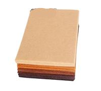 DASJKDI Fieltro marrón, Tela de poliéster 1 MM Espesor for Manualidades Costura for, álbum Recortes, Hojas no Tejidas, 40 unids/Lote 10CMX15CM para Costura y Manualidades de Bricolaje(Color7)