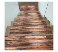 DASJKDI Juego de 5 alfombras Antideslizantes for escaleras, Lavables, Suaves, for Interior, con Cinta Adhesiva y Base de Goma for decoración del hogar. para escaleras Interiores