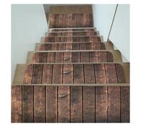 DASJKDI Juego de 5 alfombras Antideslizantes for escaleras, Lavables, Suaves, for Interior, con Cinta Adhesiva y Base de Goma for decoración del hogar. para escaleras Interiores