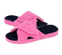 DASJKDI Pantuflas Mujer Invierno Pantuflas peludas Four Seasons for mujer, sandalias planas de algodón con punta abierta, informales, for interiores(Rose red,37(9 inch))