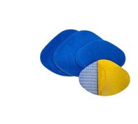 DASJKDI Parches autoadhesivos for zapatos deportivos, plantilla for el talón, parche adhesivo con orificio de reparación cuero microfibra, 36 Uds per punta e tallone di sneakers(4pcs-Blue)