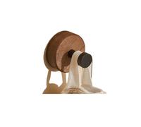 DASJKDI Perchero de madera maciza nogal for colgar en la pared del baño, dormitorio, etc para Entrada, Cocina, Oficina(4.7cm*5cm)