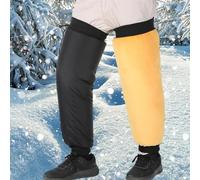 DASJKDI Rodilleras cálidas rodilleras for ciclismo de invierno con piernas accesorios calentamiento for senderismo motocicleta Para Correr Hacer Senderismo y Practicar Deportes(S)