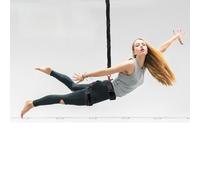 DASKING Set actualizado de Fitness aéreo con Bungee, arnés Ajustable y Cuerda elástica para Entrenar en casa, Yoga antigravedad, Eslinga voladora y Kit de Baile