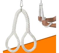 DASKING Tricep Rope Pull Down Attachment, Soft Ergonomic Triceps Rope LAT Pulldown Cable Machine Attachments, Mango de goma antideslizante para ejercicios de tríceps, entrenamiento muscular - Home Gym