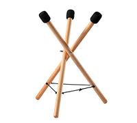 DASNTERED Soporte de tambor Handpan, soporte extensible triangular ajustable de madera maciza