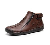 Dasongff Botas Chukka Hombre Bota Clásica y Duradera con Forro Transpirable Botín Cómodo para Trabajo Traje para Exterior, Conducción, Caminata, Senderismo, Trabajo Barato, A café., 40 EU